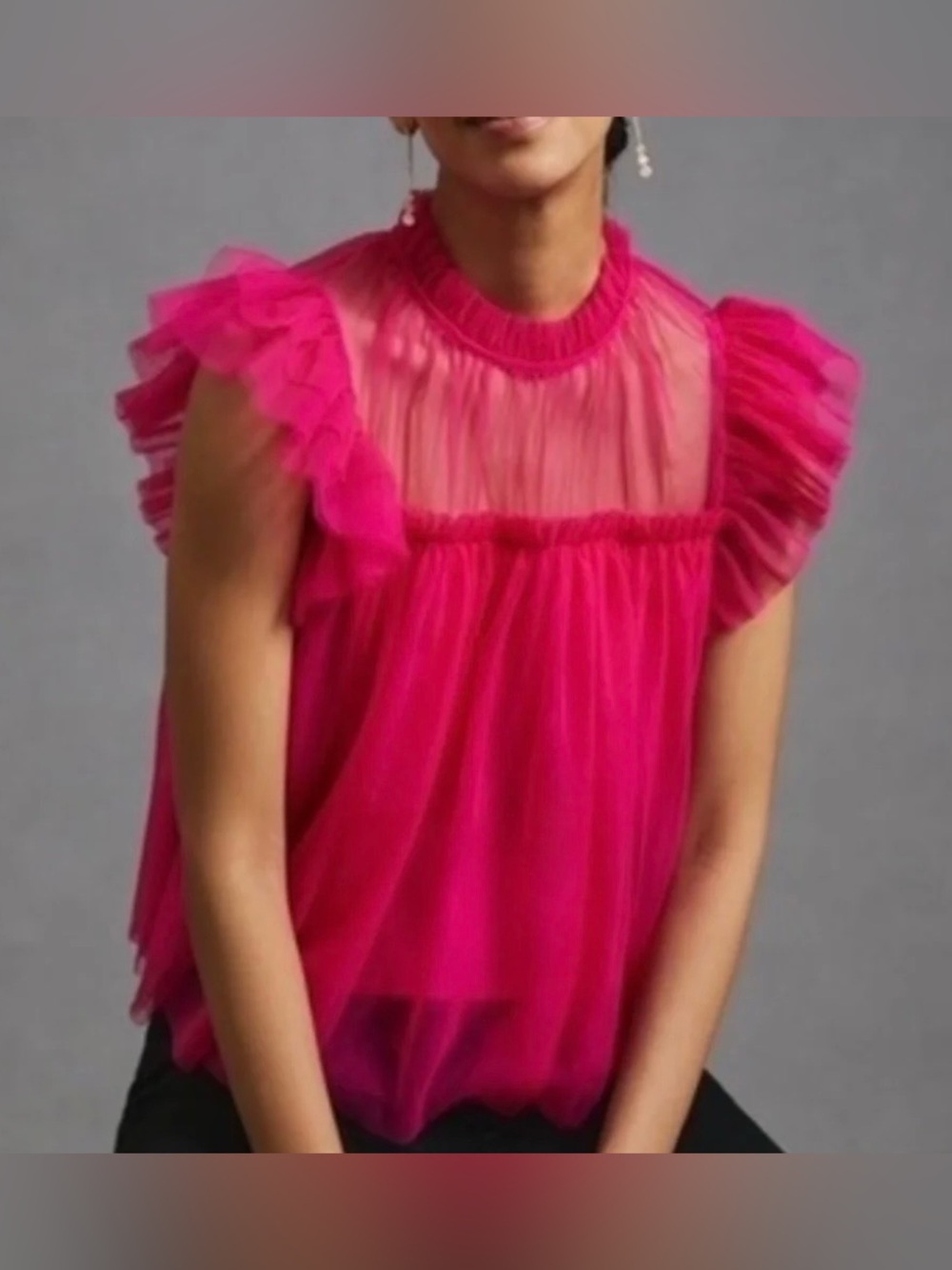Anthropologie Pink Blouse (Sundays in Brooklyn) NWT